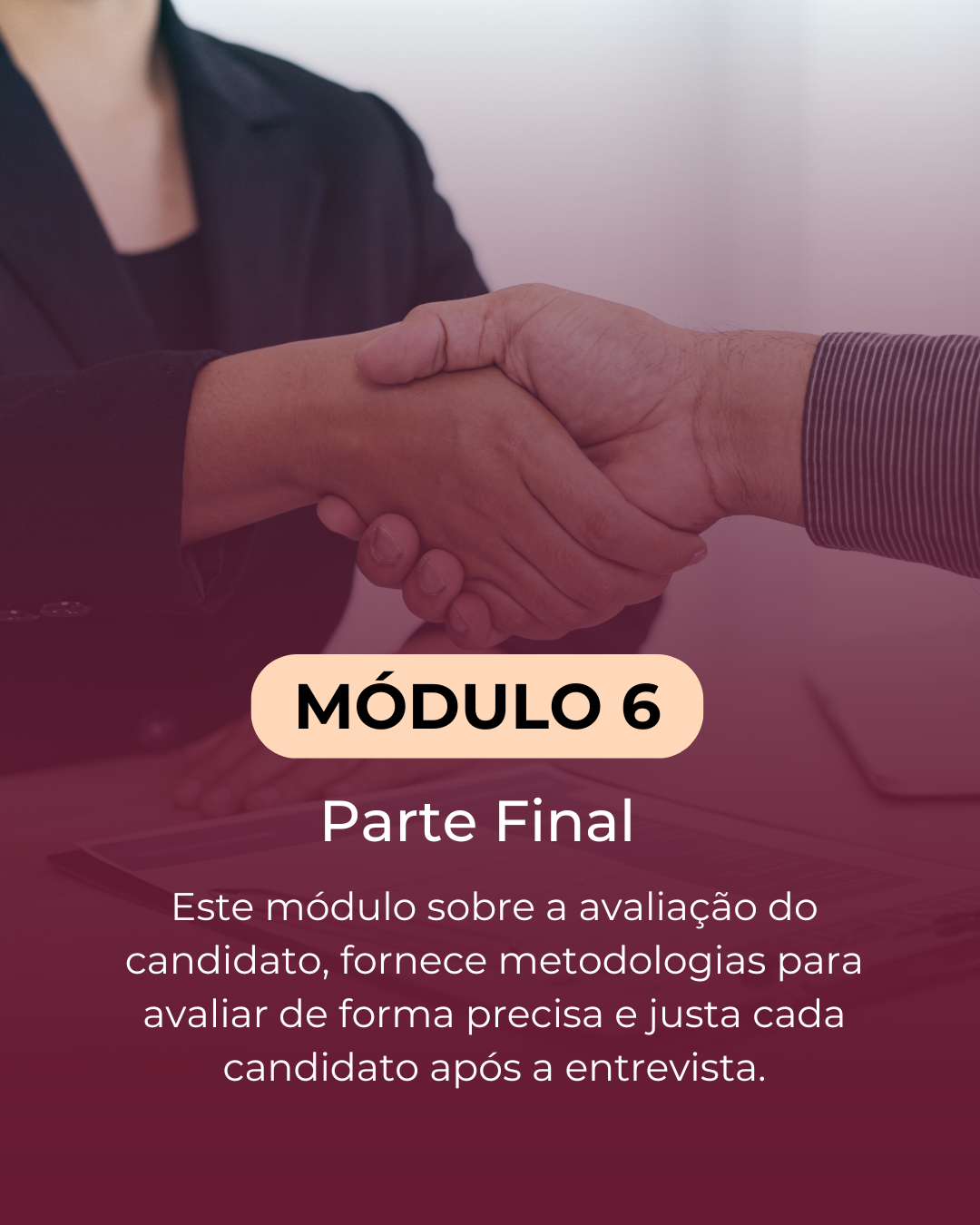 MÓDULOS - Treinamento e desenvolvimento de pessoas
